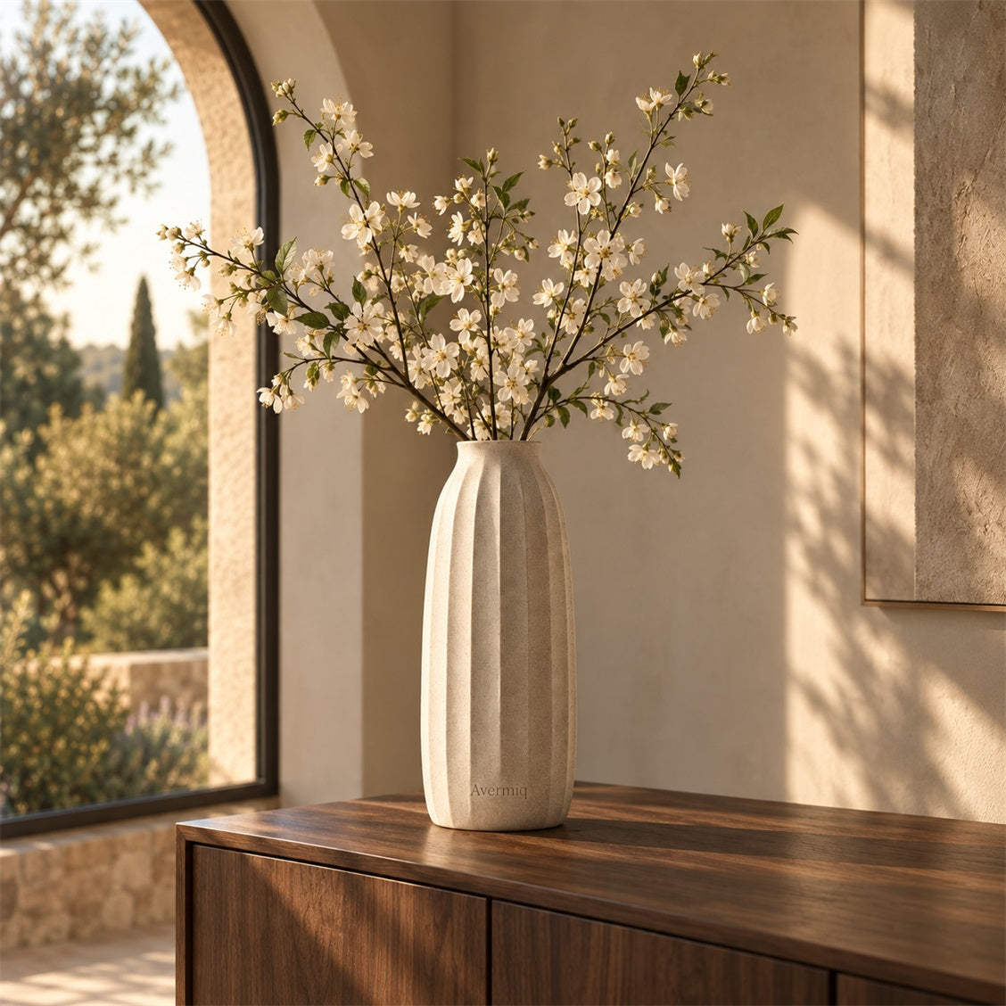 Avermiq Linea Tall Fluted Vase