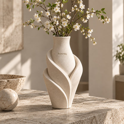 Avermiq Celeste Spiral Wrap Vase