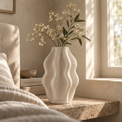 Avermiq Ondine Tall Wave Sculptural Vase