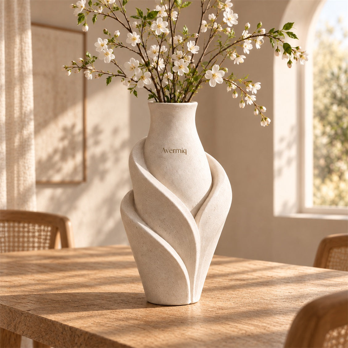 Avermiq Celeste Spiral Wrap Vase