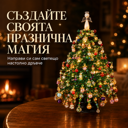 Светещо сезонно настолно дръвче „Направи си сам“ – 5 дизайна