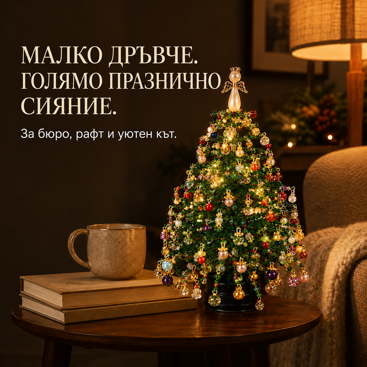Светещо сезонно настолно дръвче „Направи си сам“ – 5 дизайна