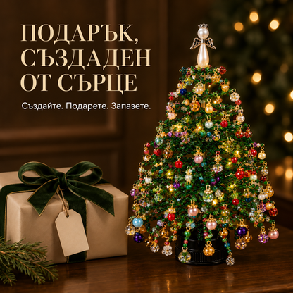 Светещо сезонно настолно дръвче „Направи си сам“ – 5 дизайна